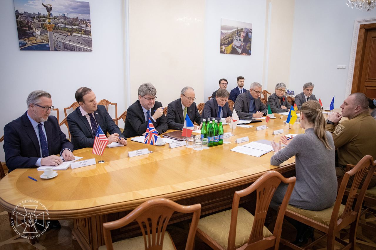 Зустріч з G7. Фото: СБУ