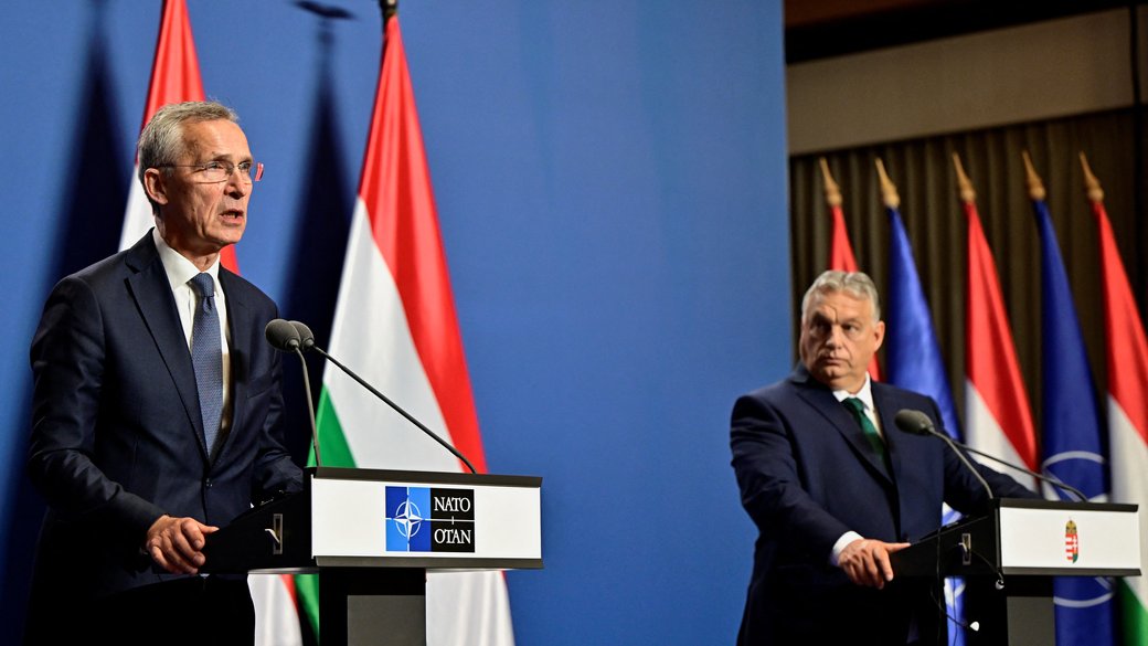 Столтенберг та Орбан узгодили позицію щодо допомоги НАТО Україні