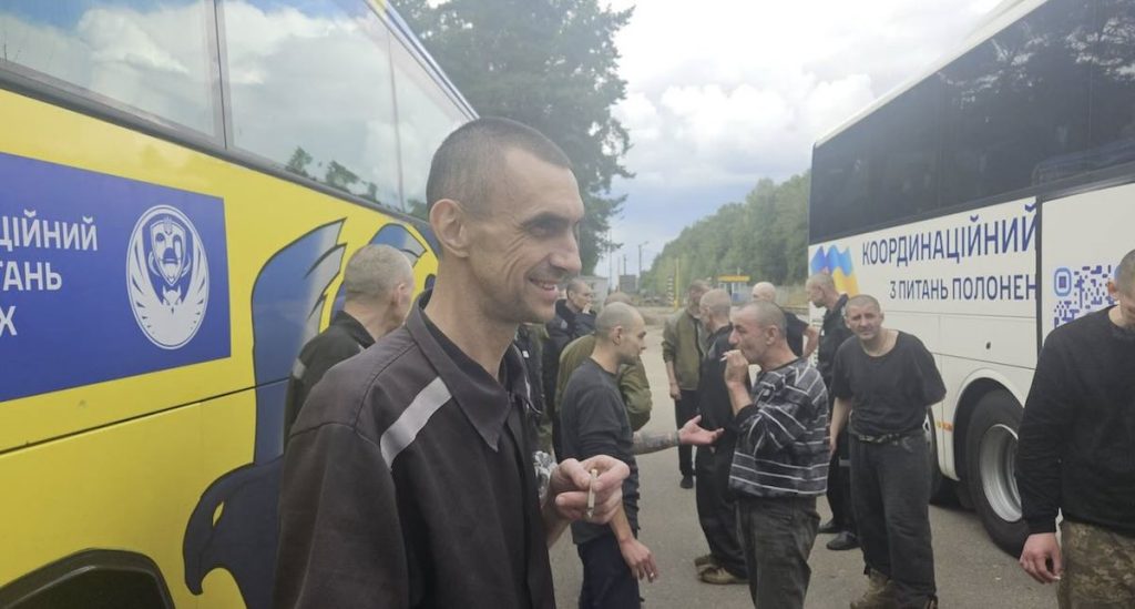 Україна провела обмін полоненими з РФ у День Незалежності / Фото: телеграм канал президента Зеленського